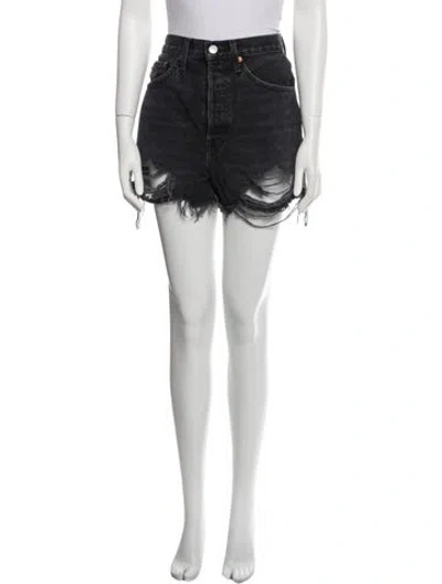 Pre-owned Re/done Mini Shorts In Multi