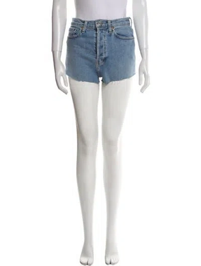 Pre-owned Re/done Mini Shorts In Multi