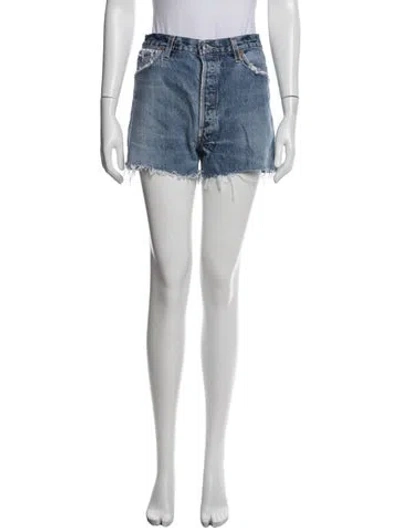 Pre-owned Re/done Mini Shorts In Multi