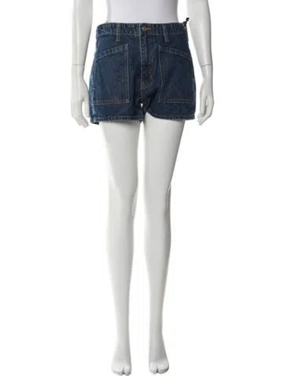 Pre-owned Re/done Mini Shorts W/ Tags In Multi