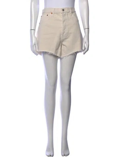 Pre-owned Re/done Mini Shorts W/ Tags In Pink