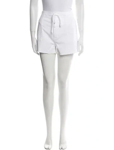 Pre-owned Re/done Mini Shorts W/ Tags In White