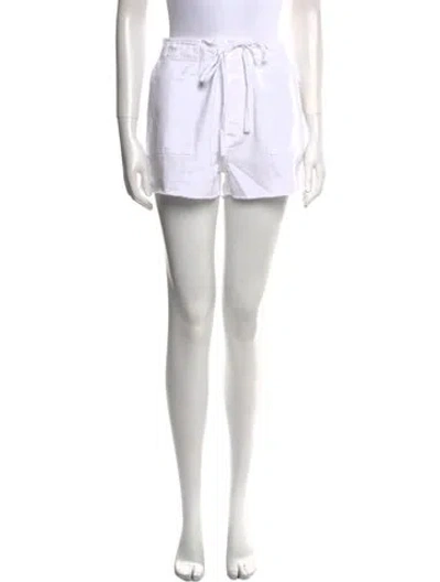 Pre-owned Re/done Mini Shorts W/ Tags In White