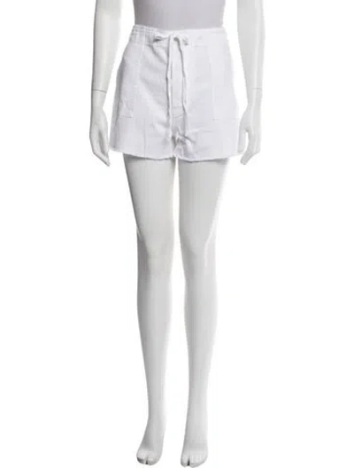 Pre-owned Re/done Mini Shorts In White