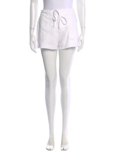 Pre-owned Re/done Mini Shorts In White
