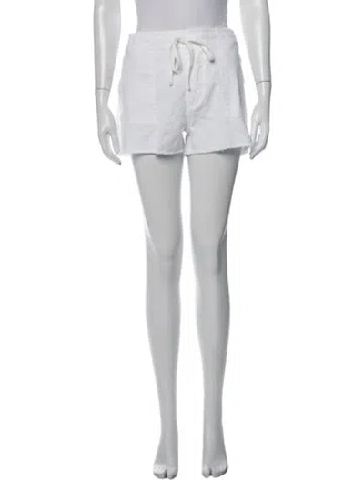 Pre-owned Re/done Mini Shorts In White