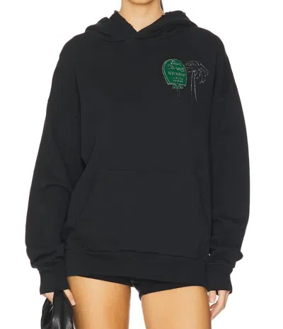Re/done Modern Hoody Dan Tanas Sign In Black Dan Tana