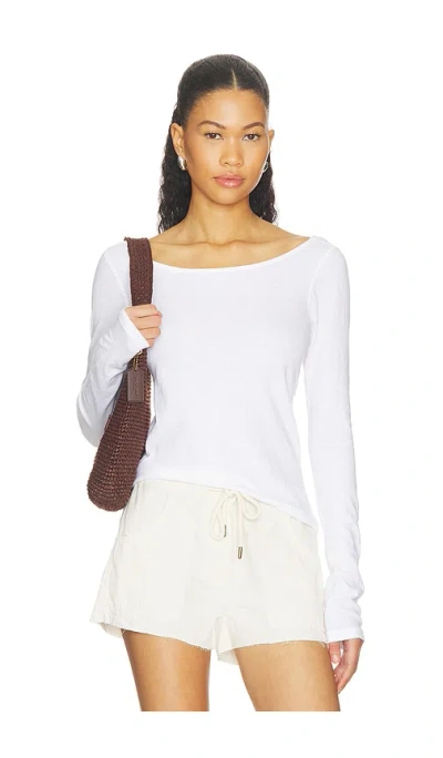 Re/done Monroe Tee In White