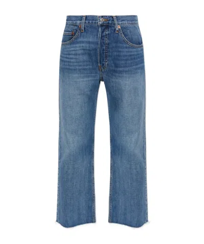 Re/done Multi-pocket Jeans In Blue