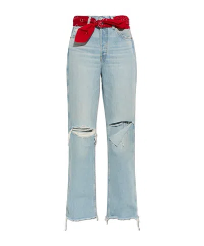 Re/done Multi-pocket Jeans In Blue