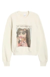 Re/done Not Yours Graphic Sweatshirt In Multi