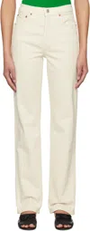 Re/done Off-white Comfort Stretch 90s High Rise Loose Jeans