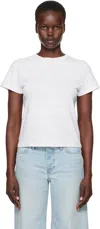 Re/done Off-white Hanes Edition Classic T-shirt In Vintage White