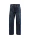 Re/done The Ollie High Rise Jeans In Barely Worn Flow In Blue
