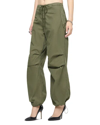 Re/done Outer Slouchy Utility Pants In Green