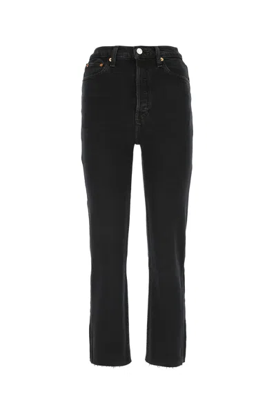 Re/done Pantalone Jeans 1623wuhrstv Jetblueblack