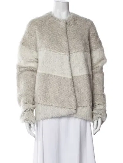 Pre-owned Re/done Patterned Jacket In Neutrals