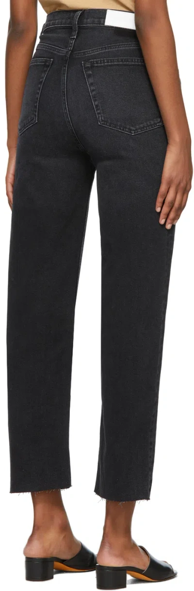 Re/done Pipe Jeans In Black