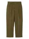 Re/done Pressed-crease Trousers In Green
