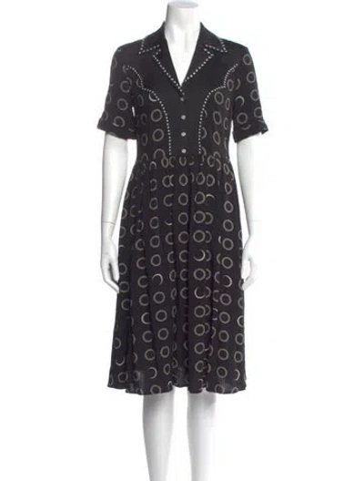 Pre-owned Re/done Printed Knee-length Dress In Multi