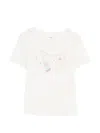 Re/done Tiny Tee Together Vintagewhite In White