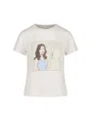 Re/done Printed T-shirt In White