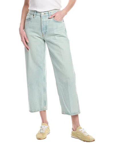 Re/done Ranchwater Loose Crop Jean In Blue