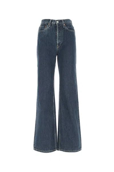 Re/done Re Done Rusticindigo Jeans In Blue