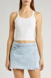 Re/done Rib Crop Tank