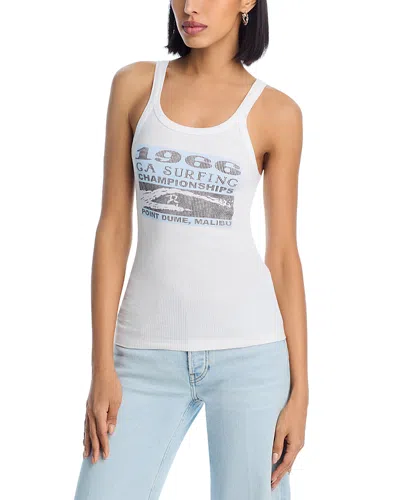 RE/DONE RE/DONE RIBBED CA SURF TANK