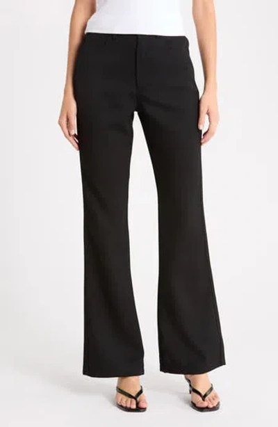 Re/done Riding Trouser High Waist Wide Leg Virgin Wool Jeans In Blue