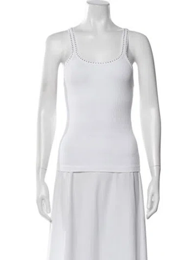 Pre-owned Re/done Scoop Neck Sleeveless Top In Pink