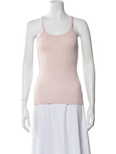 Pre-owned Re/done Scoop Neck Sleeveless Top In Pink