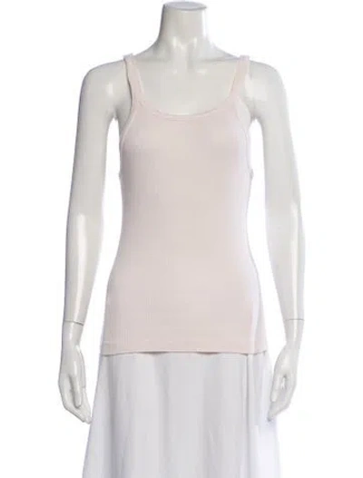 Pre-owned Re/done Scoop Neck Sleeveless Top In Pink