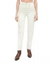 Re/done Seventies Stovepipe Jeans In Vintage White In White