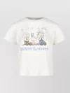 Re/done Graphic Cotton T-shirt In White