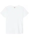 Re/done Short-sleeved Classic Tee In Weiss