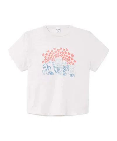 Re/done Short-sleeved T-shirt In White