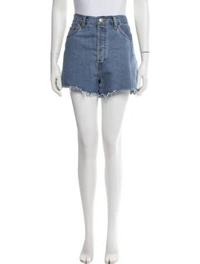 Pre-owned Re/done Shorts In Blue