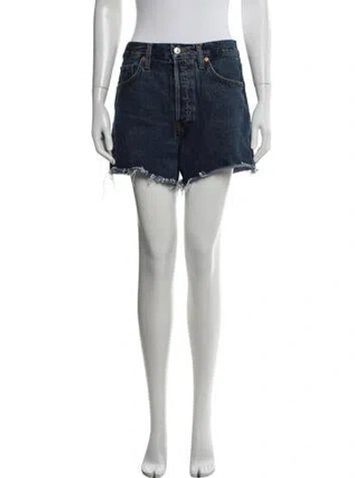 Pre-owned Re/done Shorts In Blue