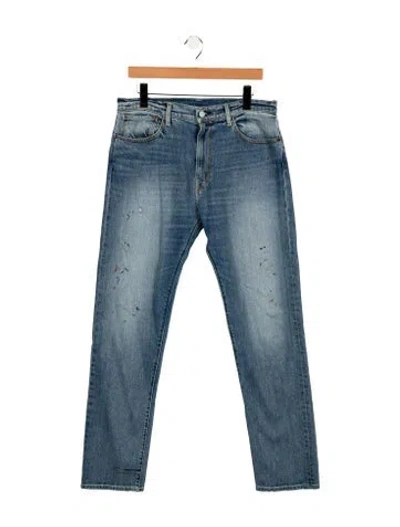 Pre-owned Re/done Skinny Jeans In Blue