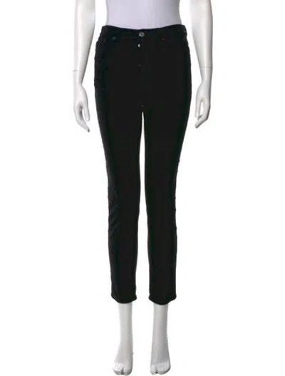 Pre-owned Re/done Skinny Leg Pants In Black