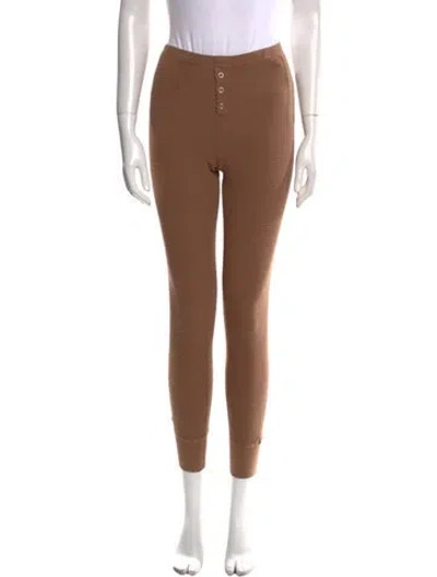 Pre-owned Re/done Skinny Leg Pants In Brown