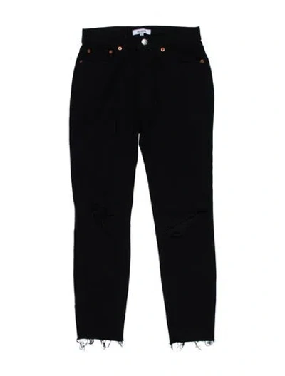 Pre-owned Re/done Skinny Leg Pants W/ Tags In Black
