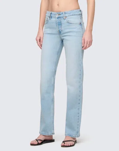 Re/done Slim Strait Crop Jean In Silver Springs In Blue