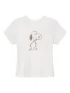 Re/done Snoopy-graphic Tee In White