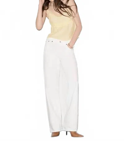 Re/done Sofia Camisole In Shortbread In White