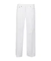 Re/done Straight Leg Jeans In White