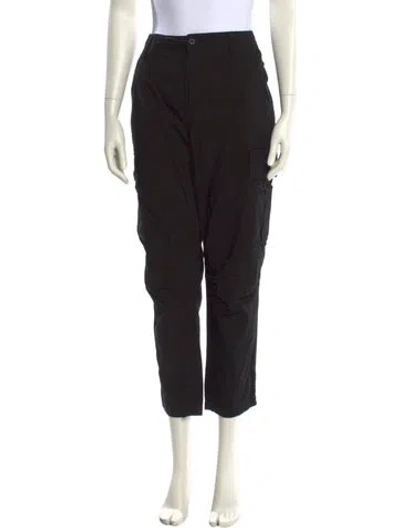 Pre-owned Re/done Straight Leg Pants In Black