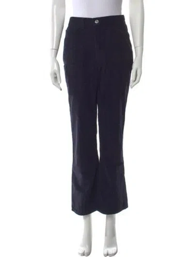Pre-owned Re/done Straight Leg Pants In Black